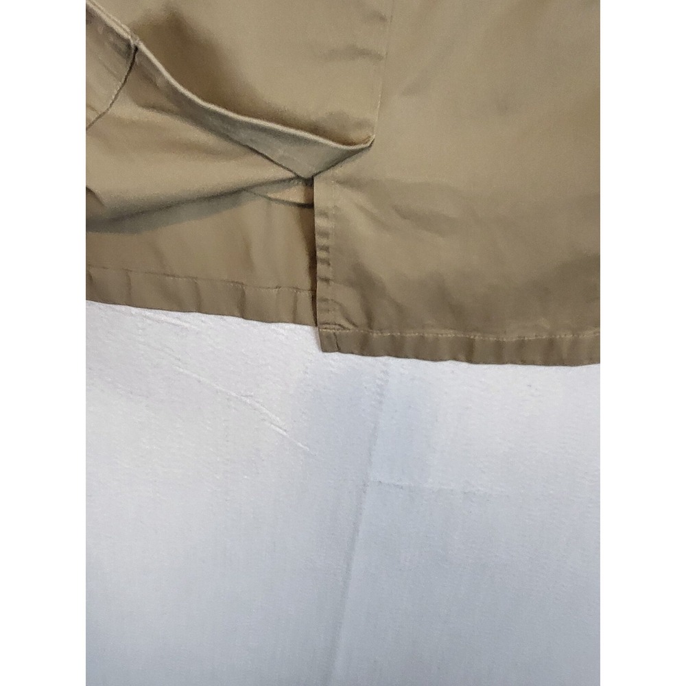 Lands End Womens Skort Skirt Elastic Waist Mid Rise Zip Solid Tan Size 14 - Picture 3 of 7